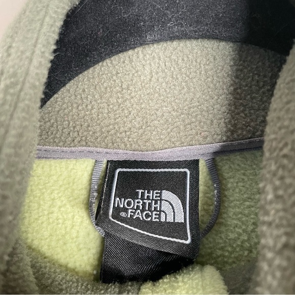 The North Face Fleece Two-Toned Green Full Zip Jacket Women's Size Small Regular - Picture 3 of 12